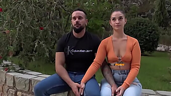 La Bellezza Spagnola Candy Fly E Il Suo Ragazzo Nel Loro Primo Video All'Aperto