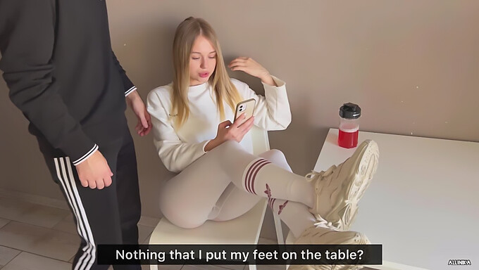 Babe With Foot Fetish Gets Punished For Being Insolent