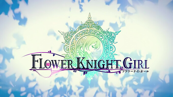 Hentai Videospeltrailer Med Flower Knight Girl Och Solo Asiatisk Babe